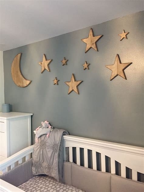 moon and stars nursery decor|stars and moon baby theme.